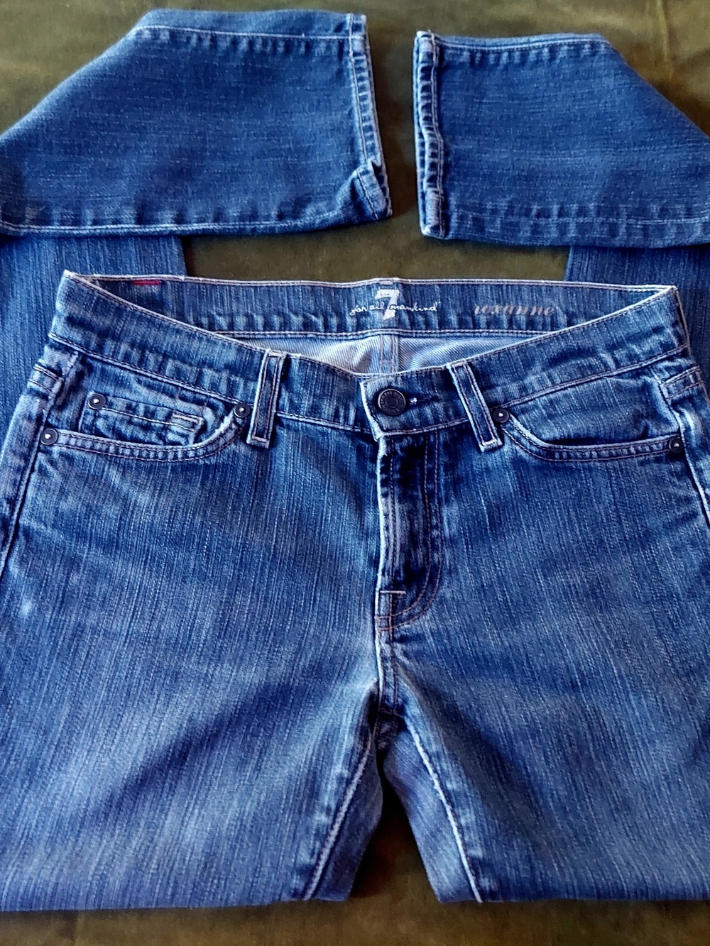 7 For All Mankind Women's "Roxanne" Straight-Leg Jeans - 28/32